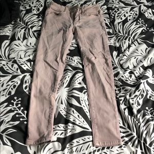 Salmon Colored jeans from American Eagle